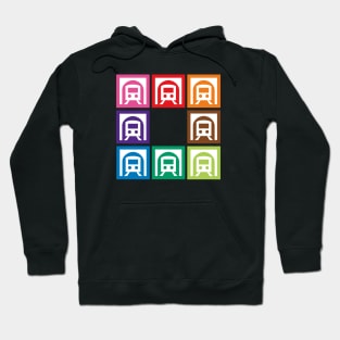 OSAKA Japan Subway Signs Hoodie